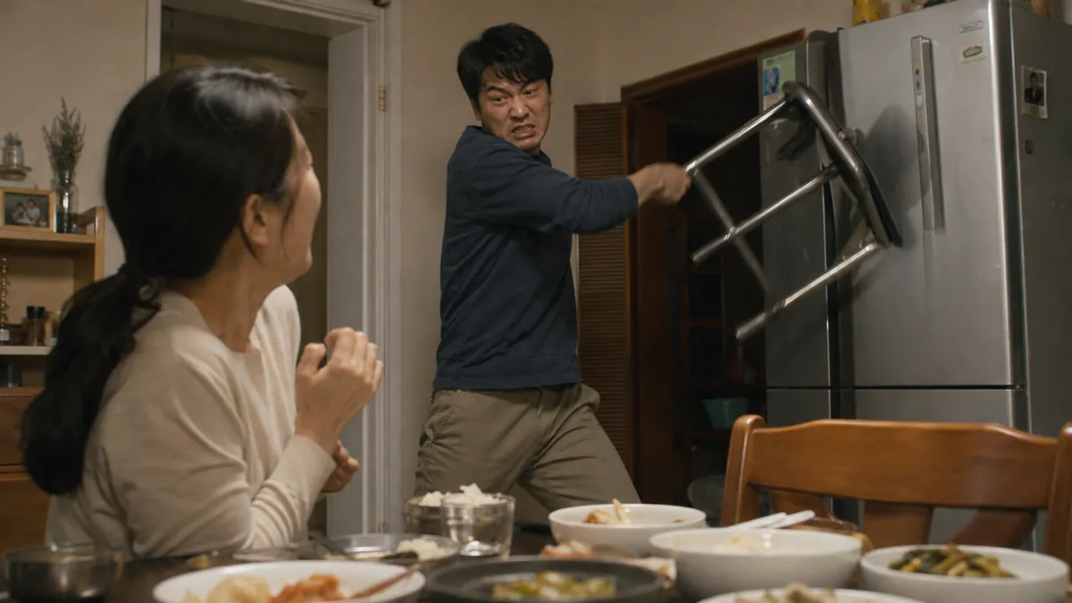 가족 식사 중 배우자의 가정폭력으로 별거 후 이혼과 위자료를 청구한 사건