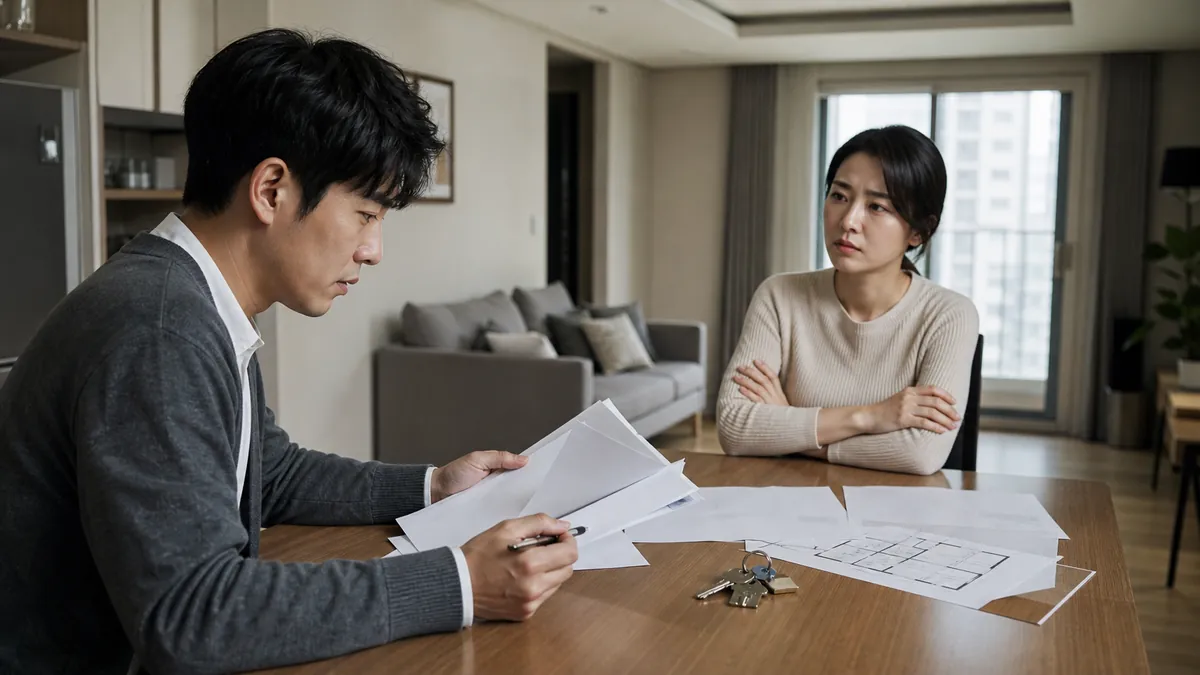 이혼소송 중 공동명의 부동산 지분과 재산분할금에 대응한 의뢰인